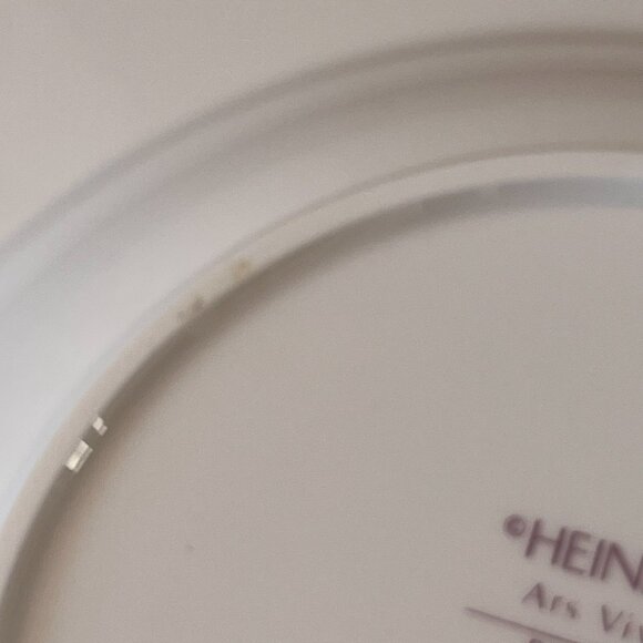 4 Villeroy & Boch Heinrich Ars Vivendi Flat Rim Soup Bowls Bone China W. Germany - Picture 10 of 10